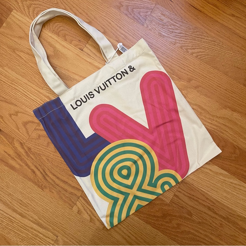 LV Canvas Tote Bag - Limited Edition from exhibition